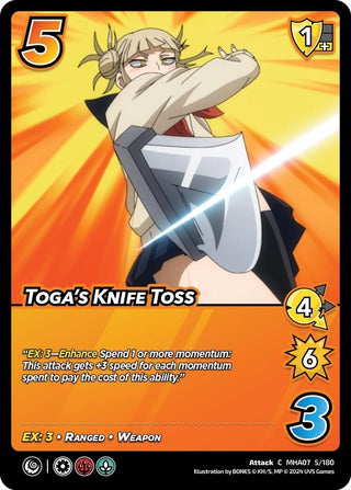 Toga’s Knife Toss (5) [MHA7] - UniVersus Single