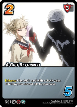A Gift Returned (6) [MHA7] - UniVersus Single