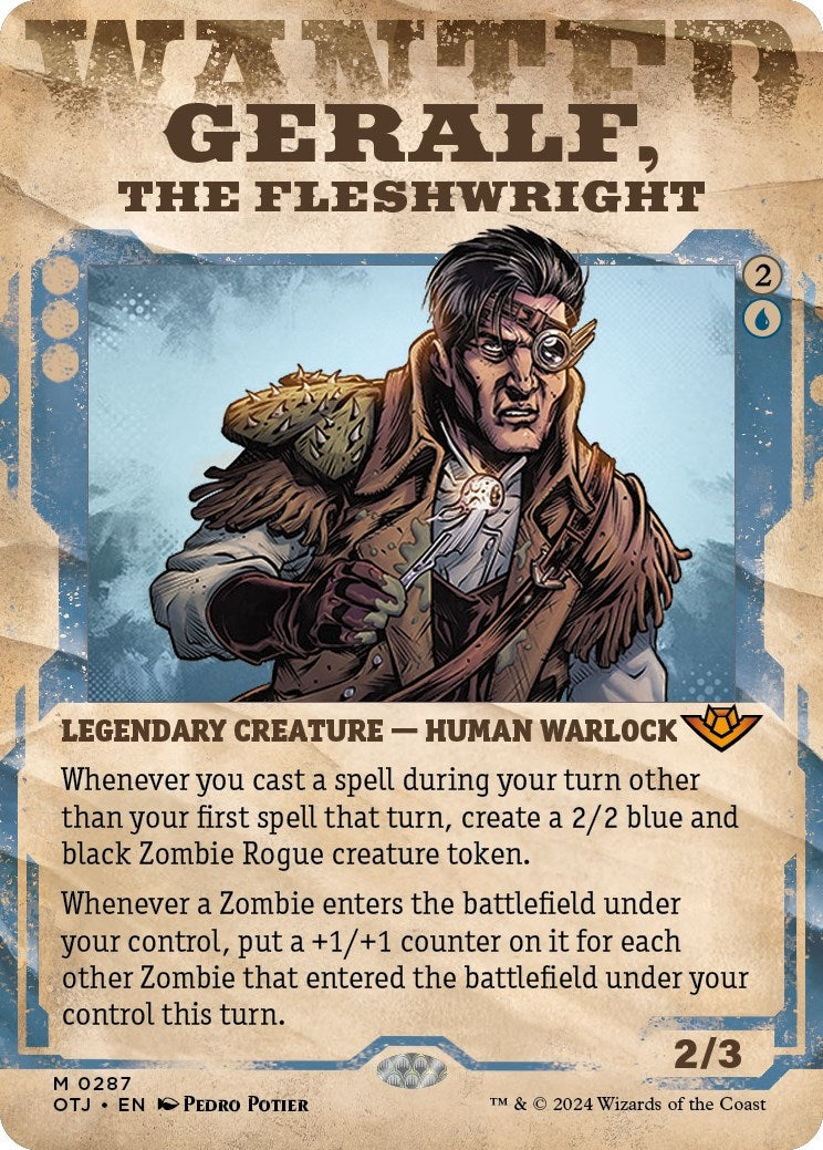 Geralf the Fleshwright (Showcase) (287) [OTJ] - MTG Single