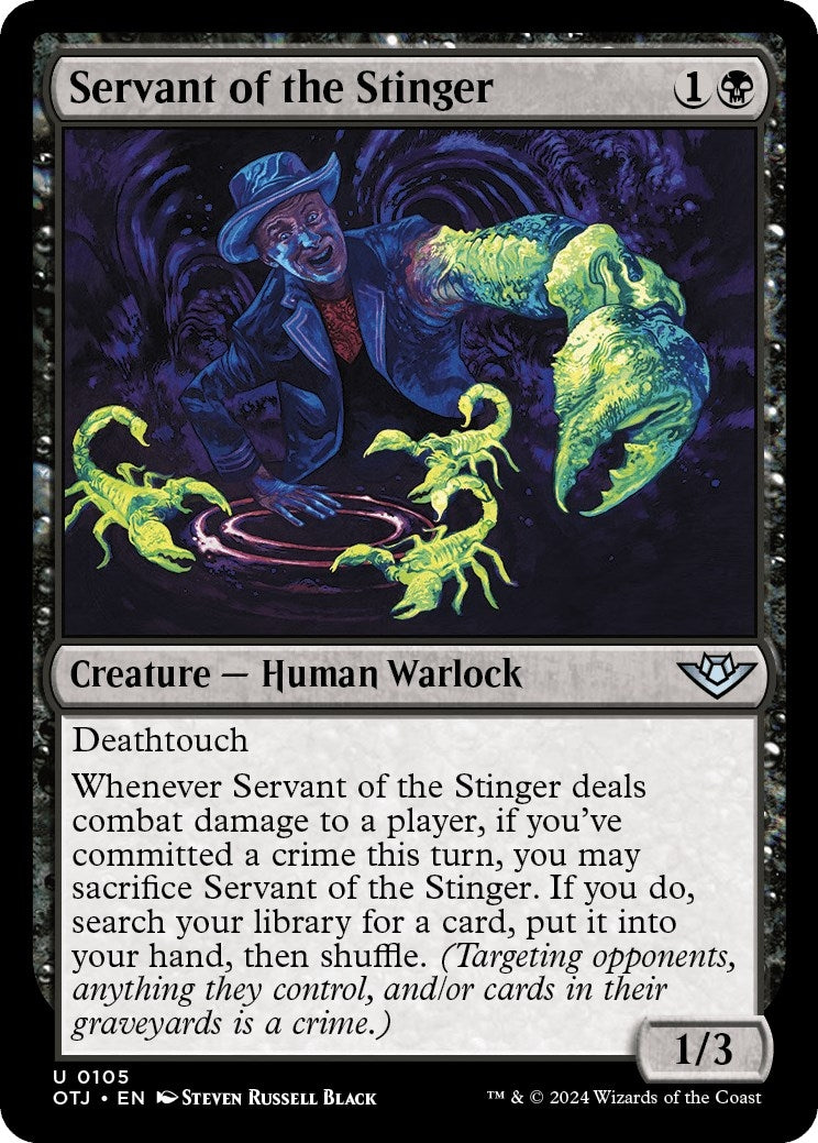 Servant of the Stinger (105) [OTJ] - MTG Single