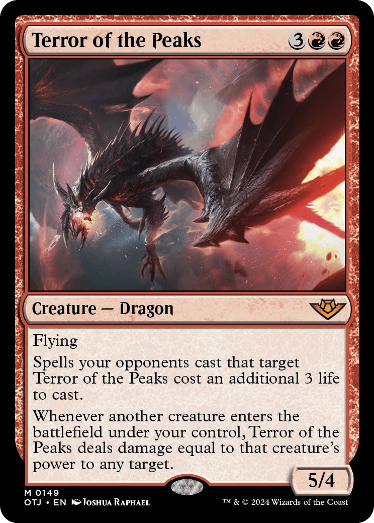 Terror of the Peaks (149) [OTJ] - MTG Single