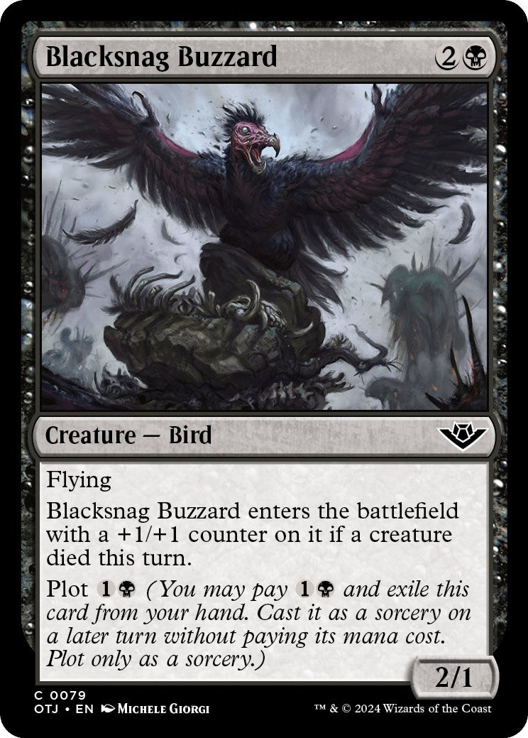 Blacksnag Buzzard (79) [OTJ] - MTG Single