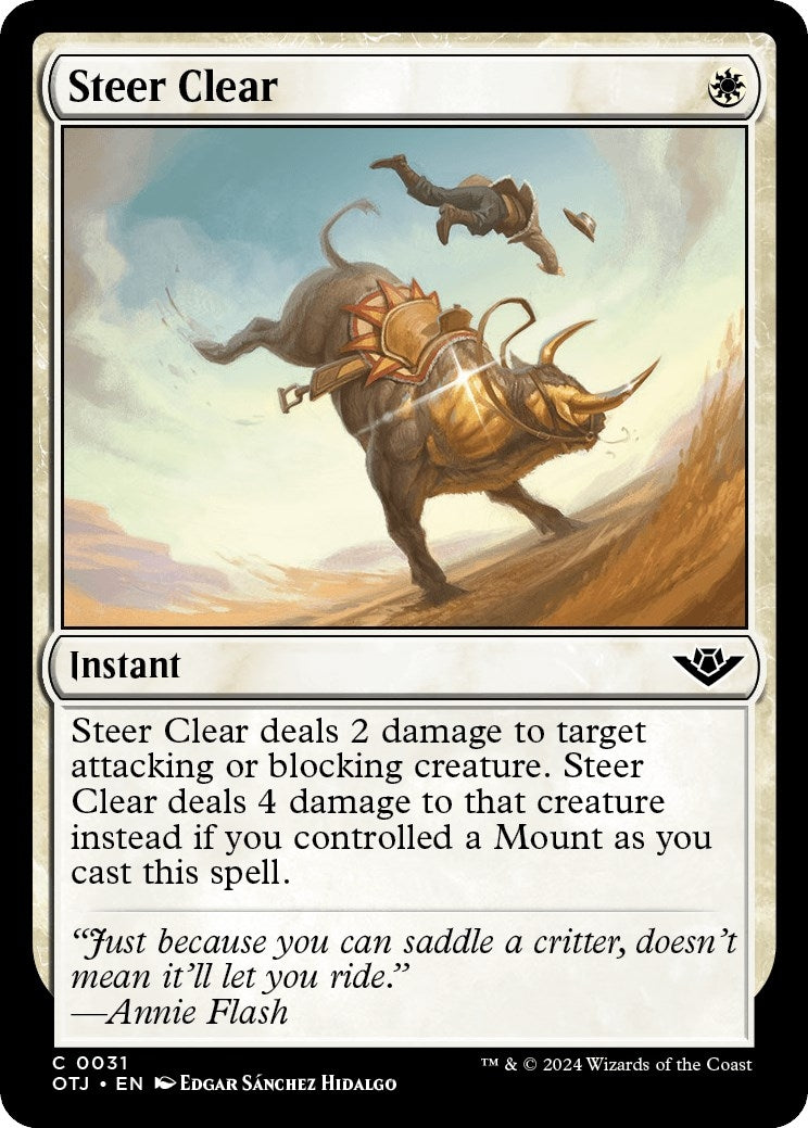 Steer Clear (31) [OTJ] - MTG Single