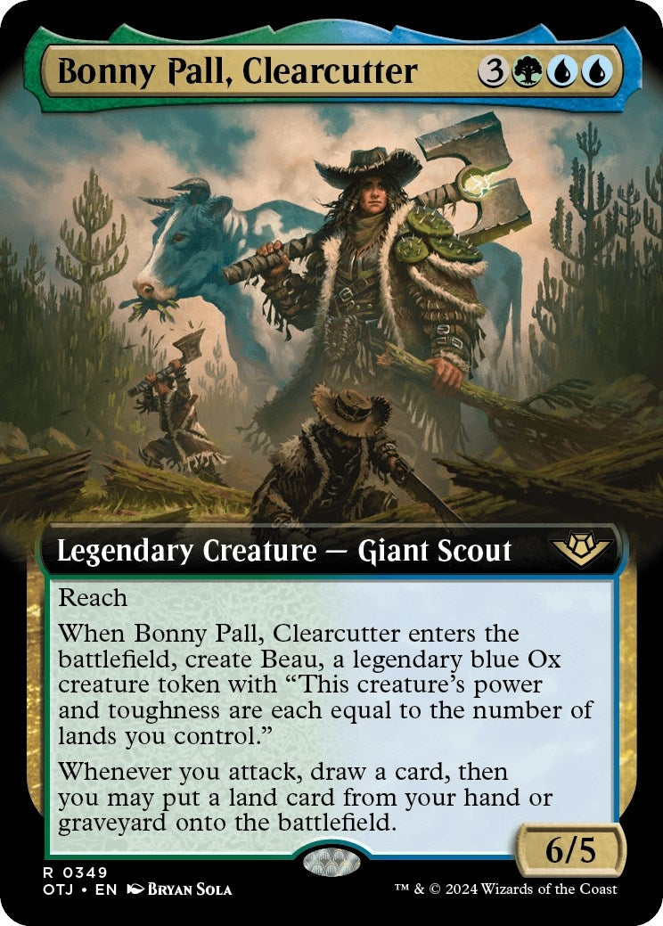 Bonny Pall Clearcutter (Extended Art) (349) [OTJ] - MTG Single