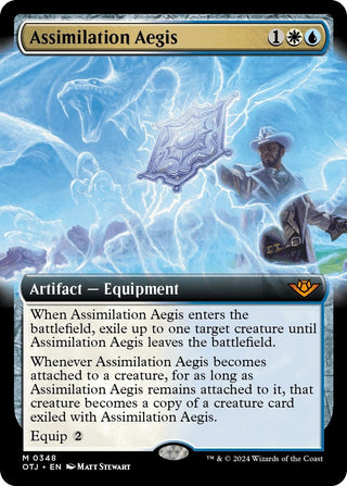 Assimilation Aegis (Extended Art) (348) [OTJ] - MTG Single
