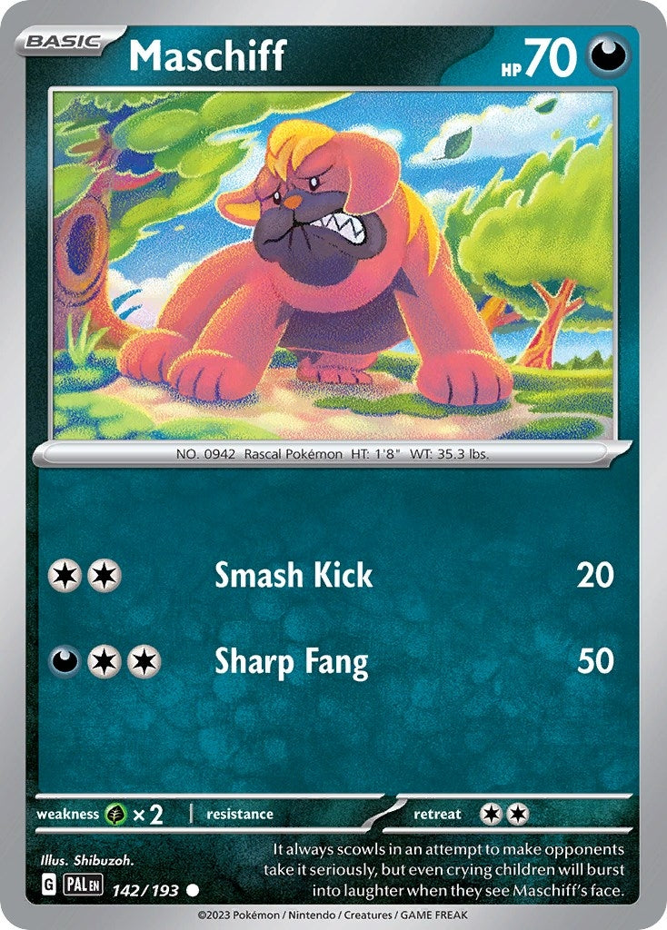 Image for Maschiff - 142/193 (Cosmos Holo) (142/193) (Miscellaneous Cards & Products) - Pokemon
