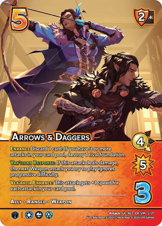 Arrows & Daggers (Alternate Art) (521) [UVSP] - UniVersus Single