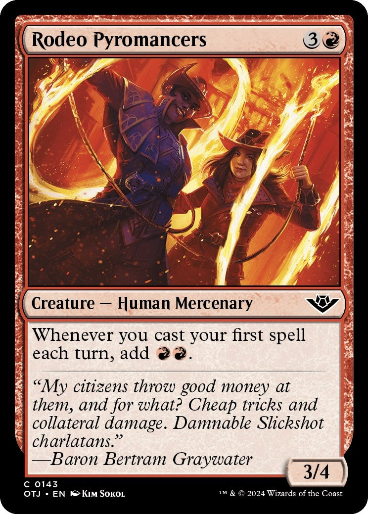 Rodeo Pyromancers (143) [OTJ] - MTG Single