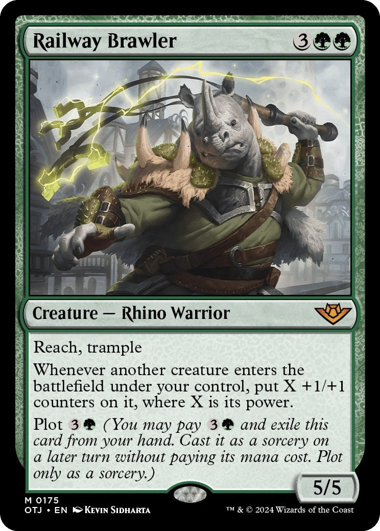 Railway Brawler (175) [OTJ] - MTG Single