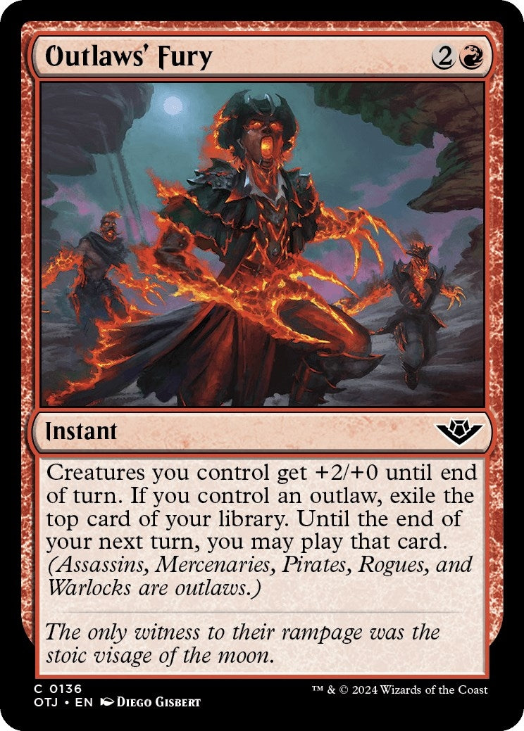Outlaws’ Fury (136) [OTJ] - MTG Single