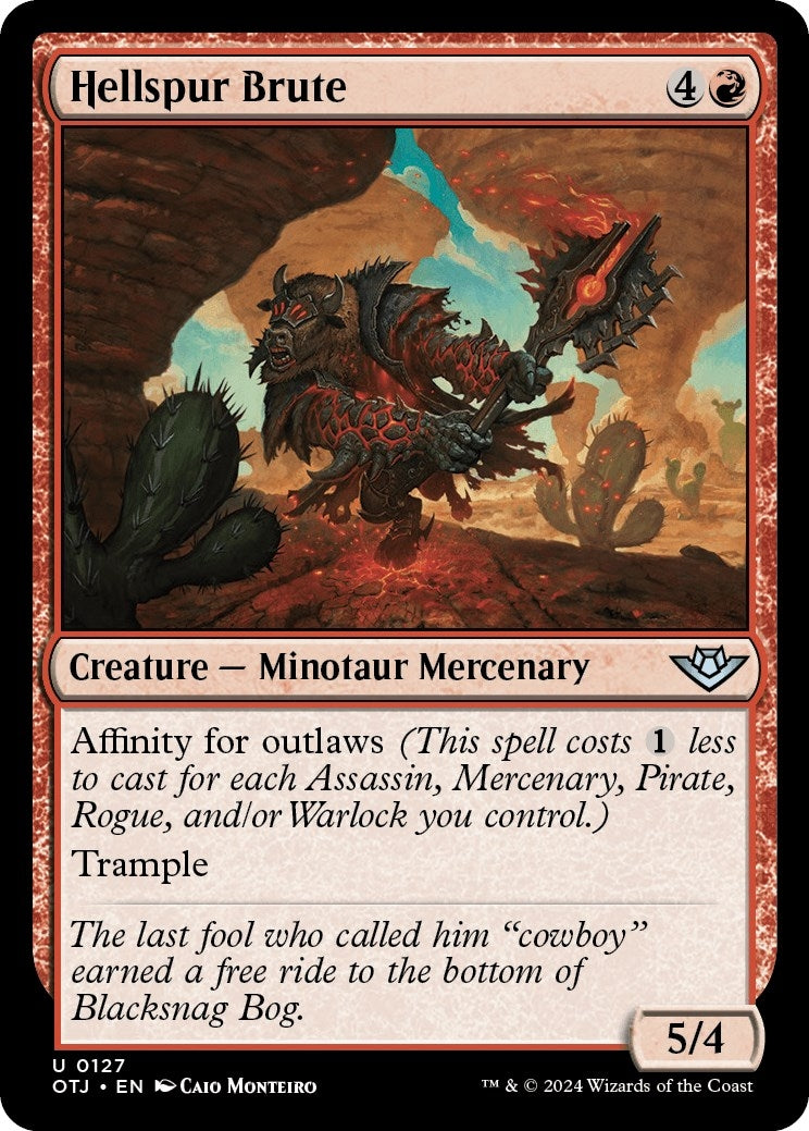 Hellspur Brute (127) [OTJ] - MTG Single