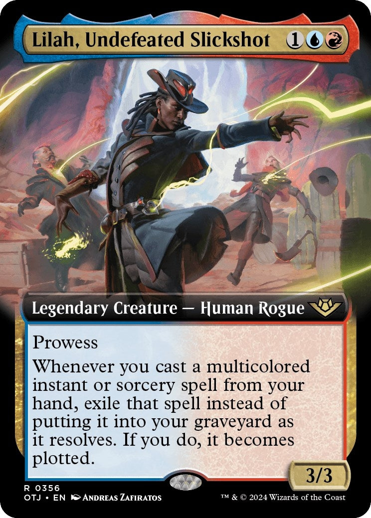 Lilah Undefeated Slickshot (Extended Art) (356) [OTJ] - MTG Single