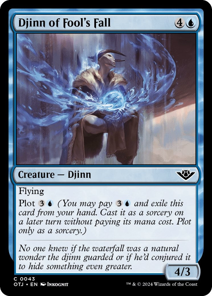 Djinn of Fool’s Fall (43) [OTJ] - MTG Single