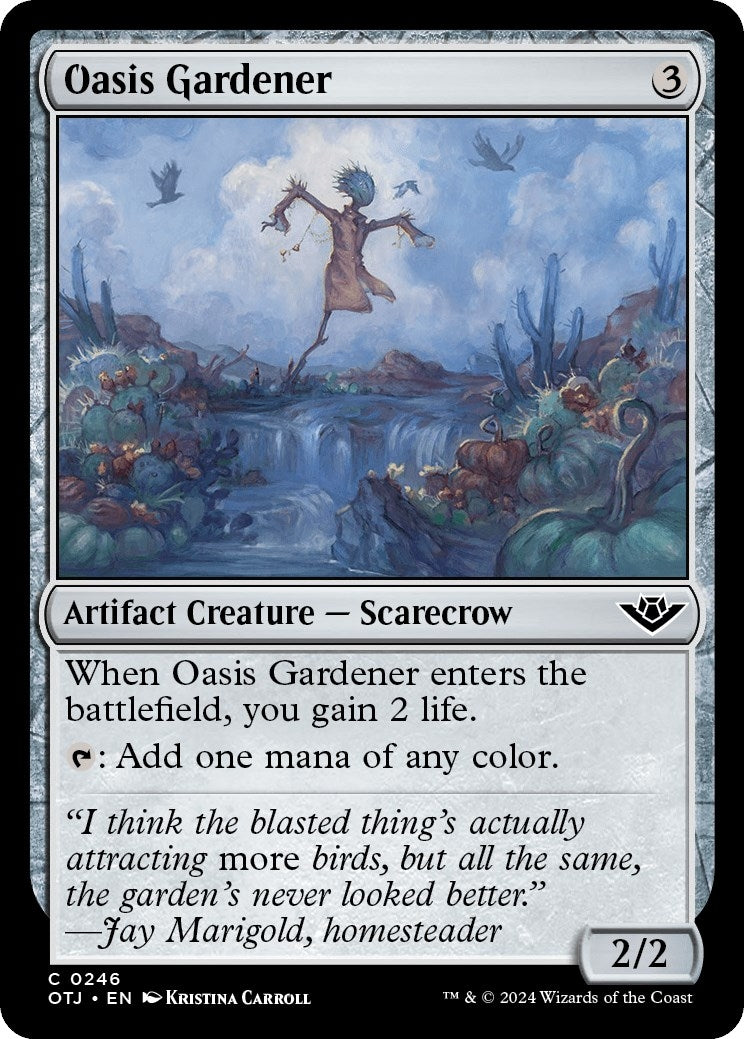Oasis Gardener (246) [OTJ] - MTG Single