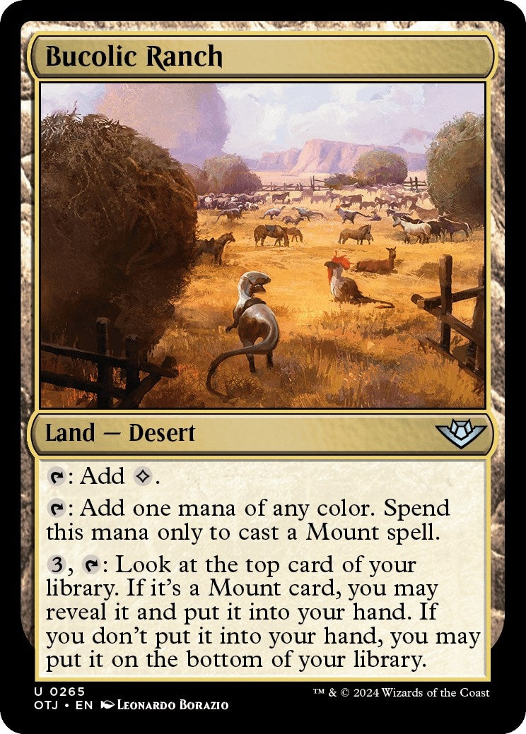 Bucolic Ranch (265) [OTJ] - MTG Single