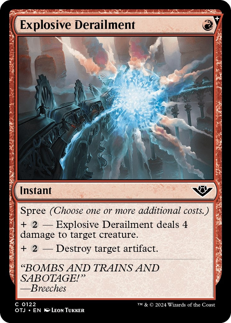 Explosive Derailment (122) [OTJ] - MTG Single
