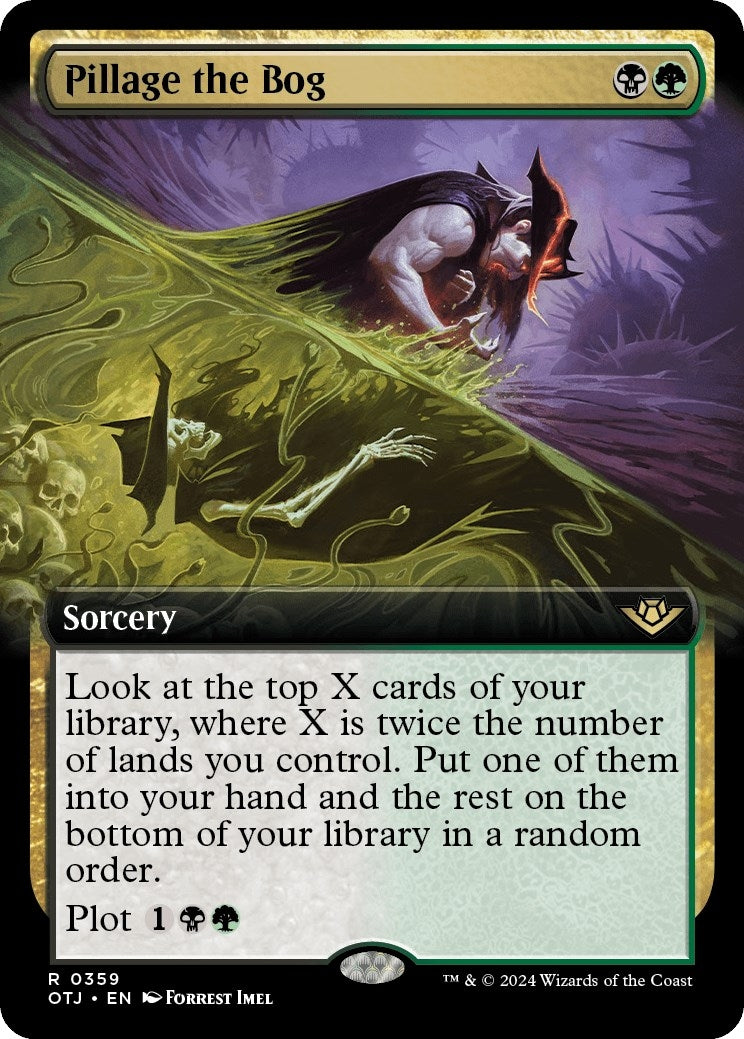 Pillage the Bog (Extended Art) (359) [OTJ] - MTG Single