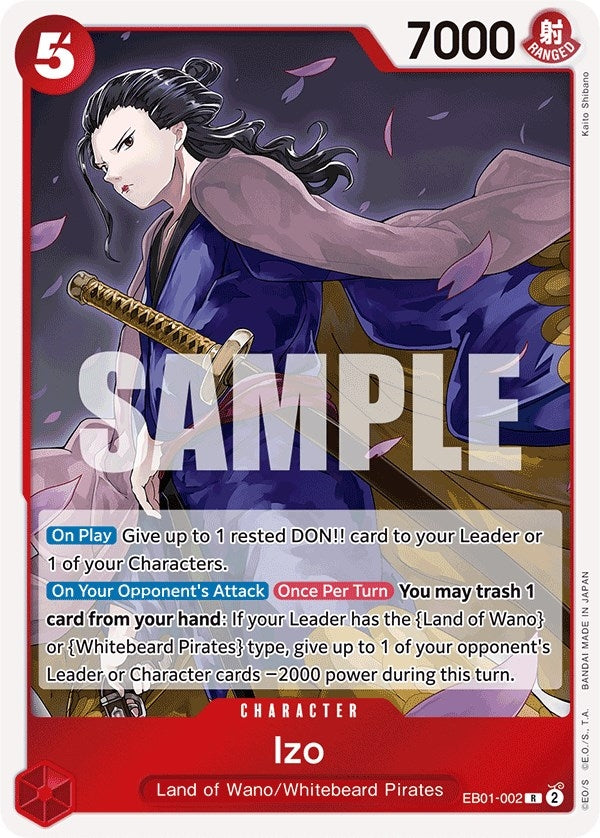 Izo (1002) (EB-01) - One Piece Card Game Single