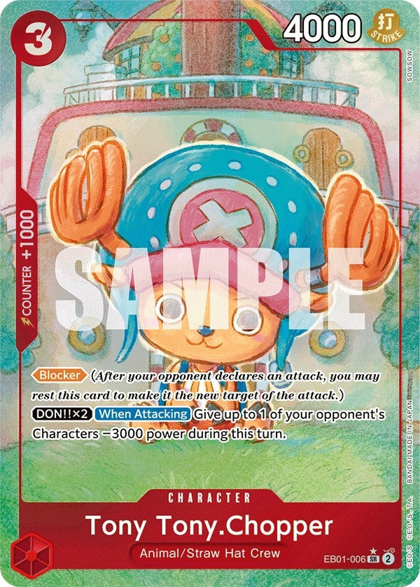 Tony Tony.Chopper (Alternate Art) (1006) (EB-01) - One Piece Card Game Single
