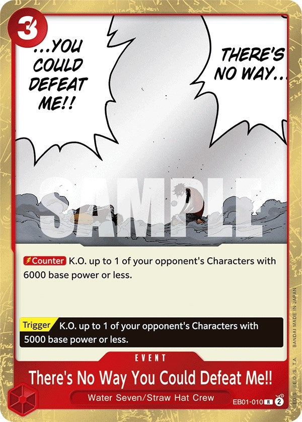 There’s No Way You Could Defeat Me!! (1010) (EB-01) - One Piece Card Game Single