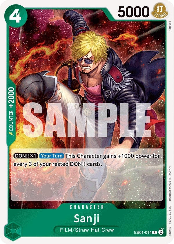 Sanji (1014) (EB-01) - One Piece Card Game Single