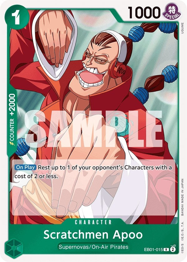 Scratchmen Apoo (1015) (EB-01) - One Piece Card Game Single