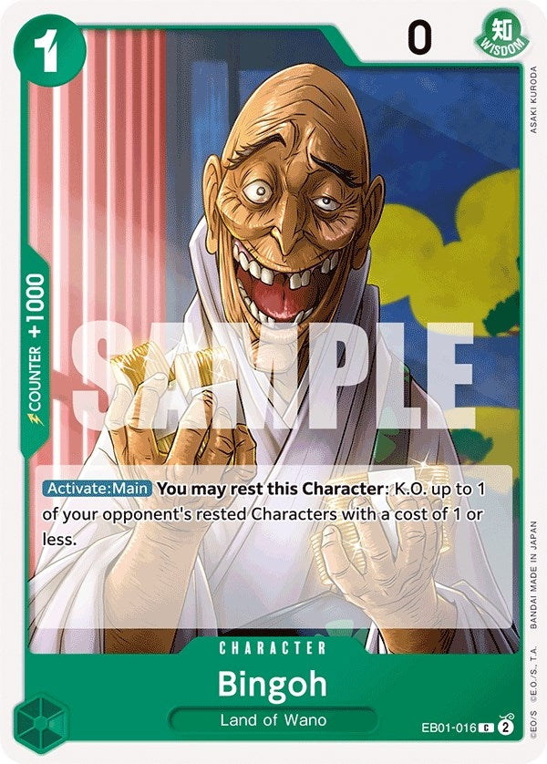 Bingoh (1016) (EB-01) - One Piece Card Game Single