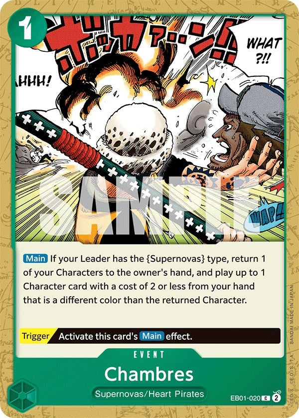Chambres (1020) (EB-01) - One Piece Card Game Single