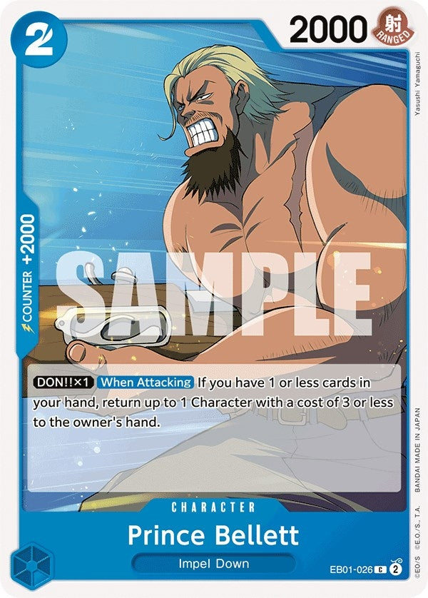 Prince Bellett (1026) (EB-01) - One Piece Card Game Single