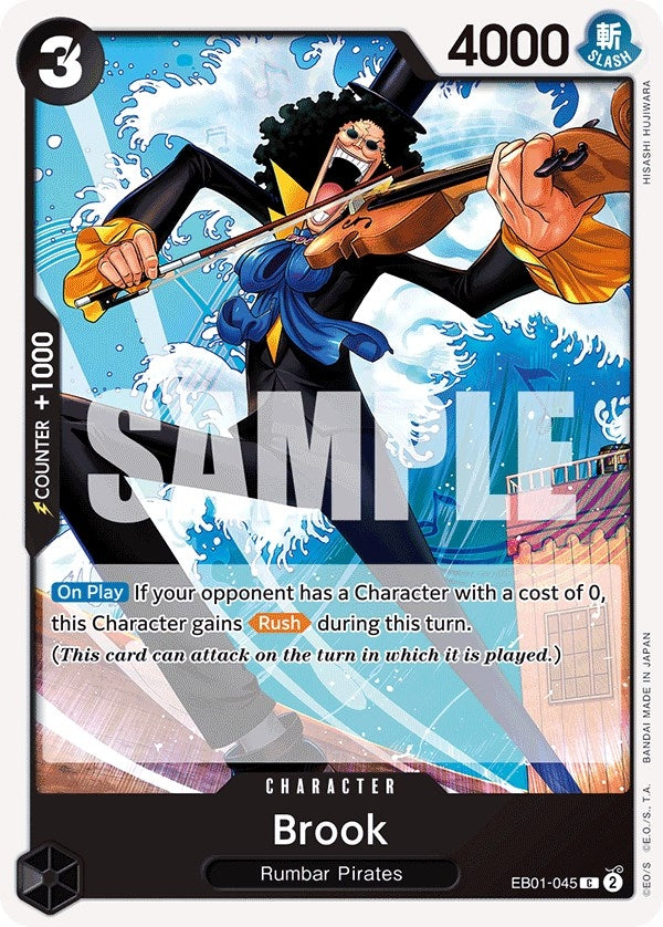 Brook (045) (1045) (EB-01) - One Piece Card Game Single