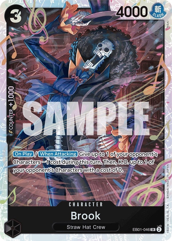 Brook (046) (1046) (EB-01) - One Piece Card Game Single