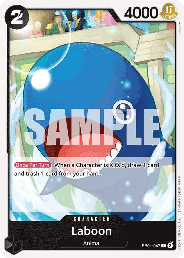 Laboon (047) (1047) (EB-01) - One Piece Card Game Single