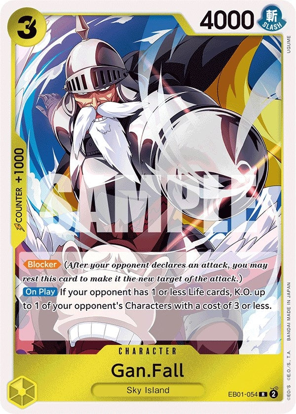 Gan.Fall (1054) (EB-01) - One Piece Card Game Single