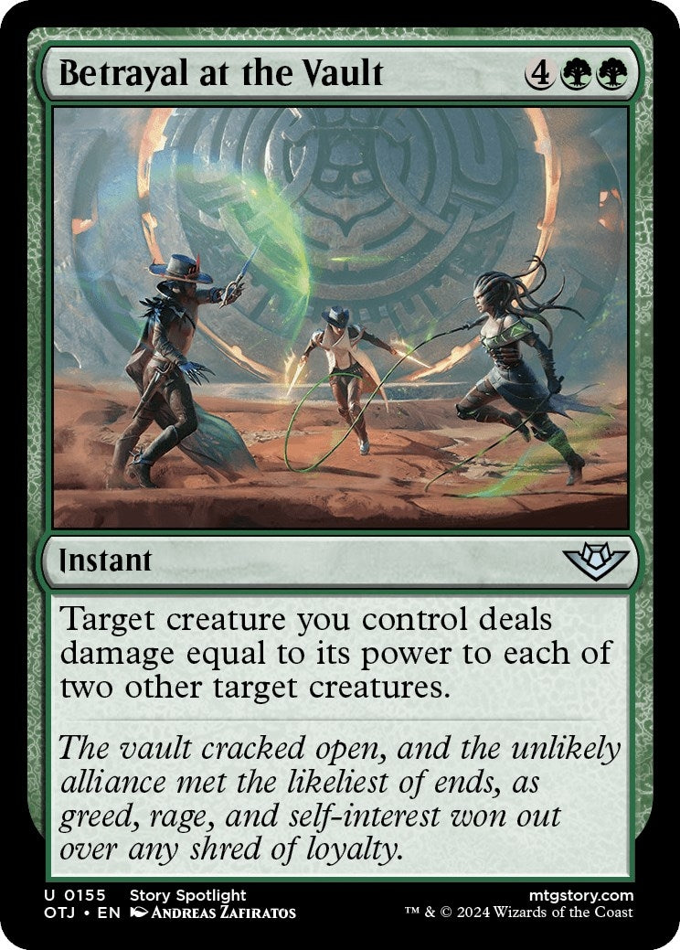Betrayal at the Vault (155) [OTJ] - MTG Single