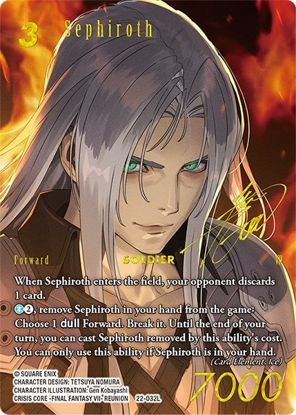 Sephiroth (Full Art Signature) (22) [22] - Final Fantasy TCG Single