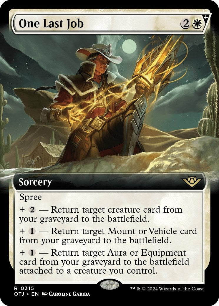 One Last Job (Extended Art) (315) [OTJ] - MTG Single