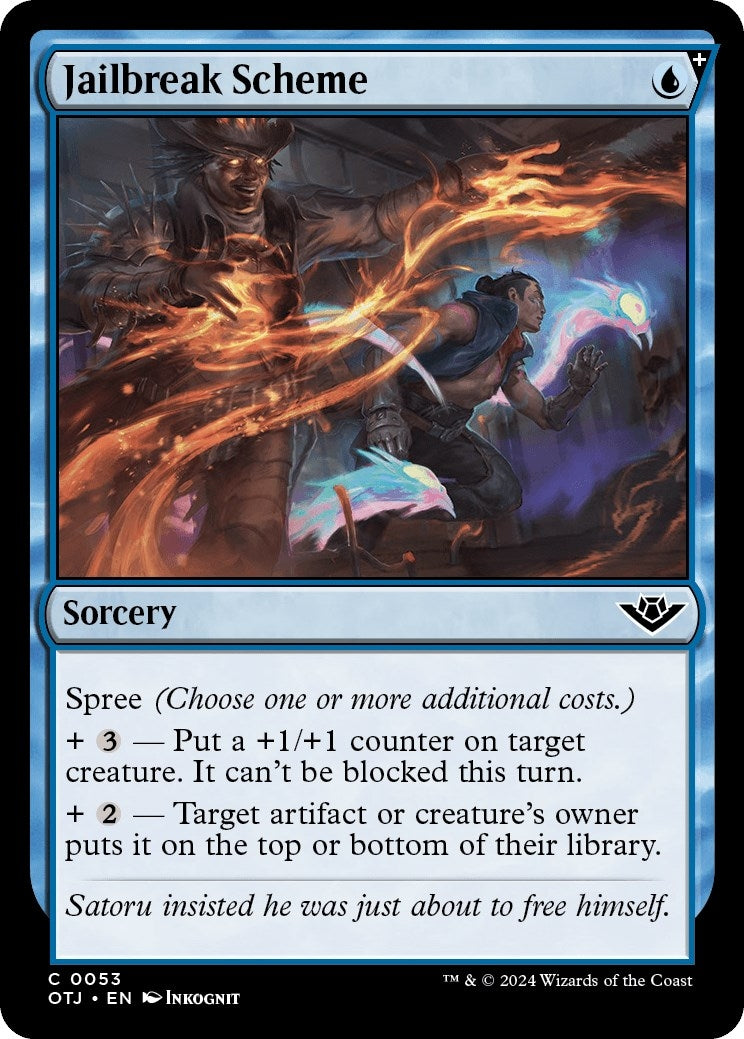 Jailbreak Scheme (53) [OTJ] - MTG Single