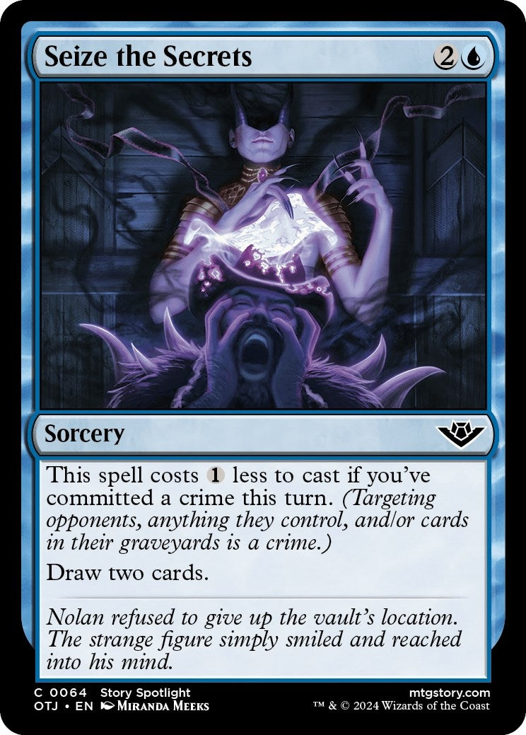 Seize the Secrets (64) [OTJ] - MTG Single