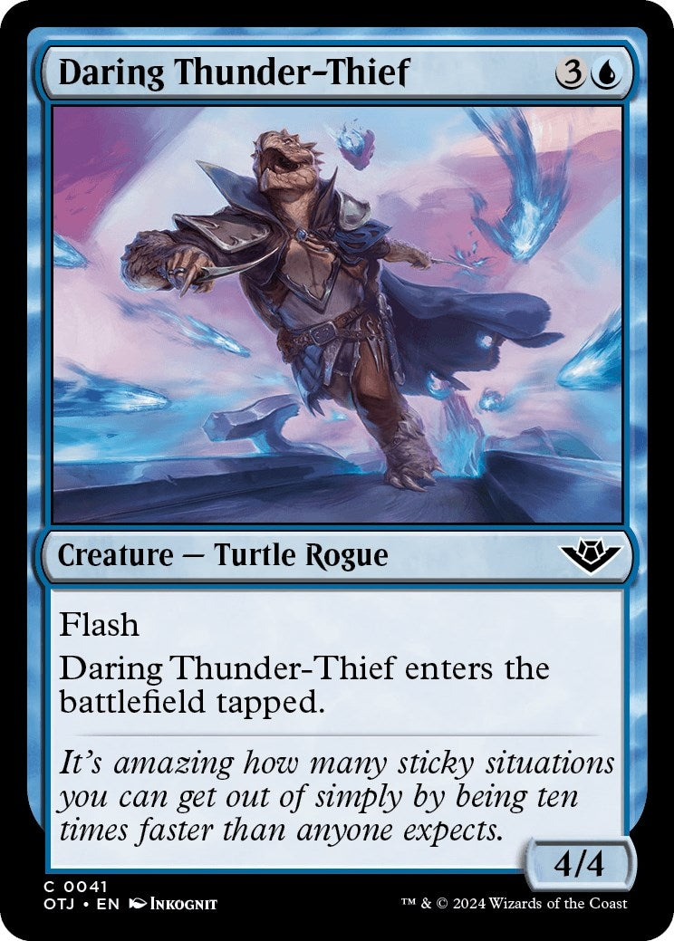 Daring Thunder-Thief (41) [OTJ] - MTG Single