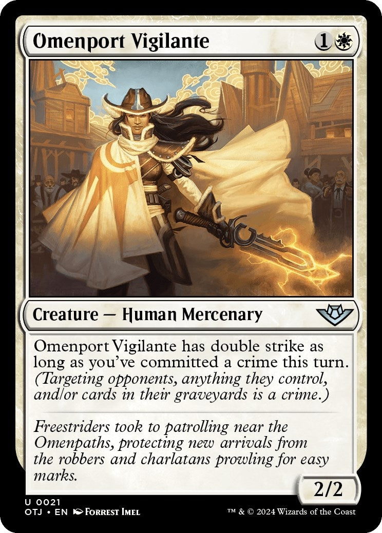 Omenport Vigilante (21) [OTJ] - MTG Single