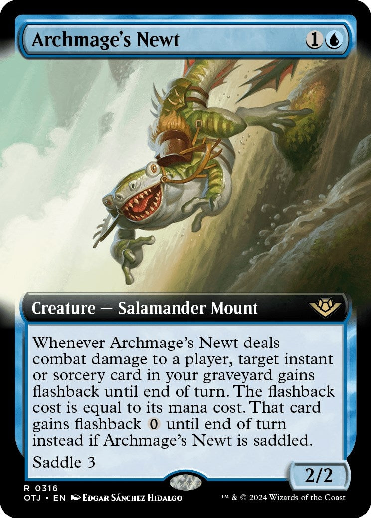 Archmage’s Newt (Extended Art) (316) [OTJ] - MTG Single