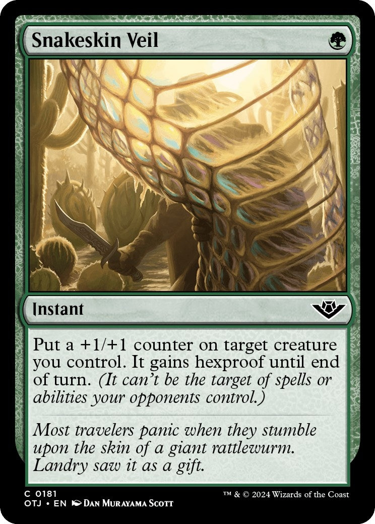 Snakeskin Veil (181) [OTJ] - MTG Single