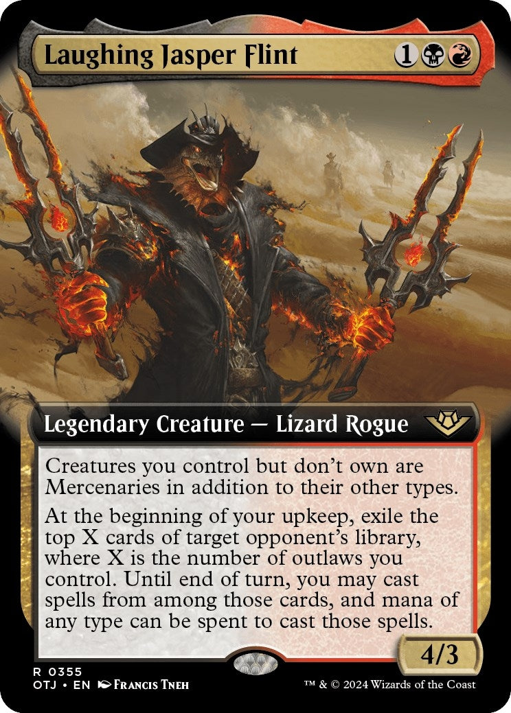 Laughing Jasper Flint (Extended Art) (355) [OTJ] - MTG Single