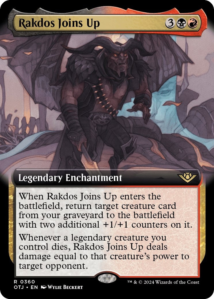 Rakdos Joins Up (Extended Art) (360) [OTJ] - MTG Single