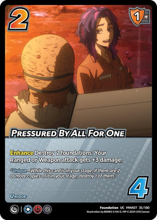 Pressured By All For One (35) [MHA7] - UniVersus Single
