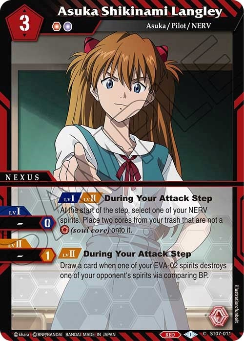 Asuka Shikinami Langley (7011) [ST07] - Battle Spirits Saga Single