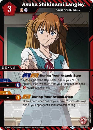 Asuka Shikinami Langley (7011) [ST07] - Battle Spirits Saga Single