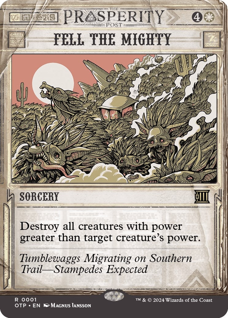 Fell the Mighty (1) [OTP] - MTG Single