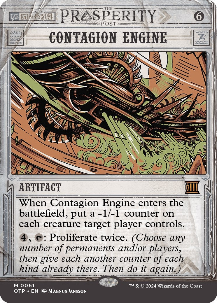 Contagion Engine (61) [OTP] - MTG Single