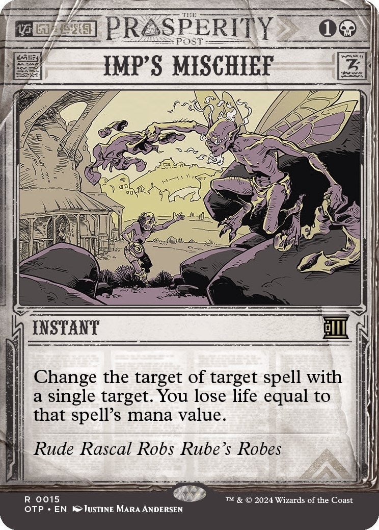 Imp’s Mischief (15) [OTP] - MTG Single